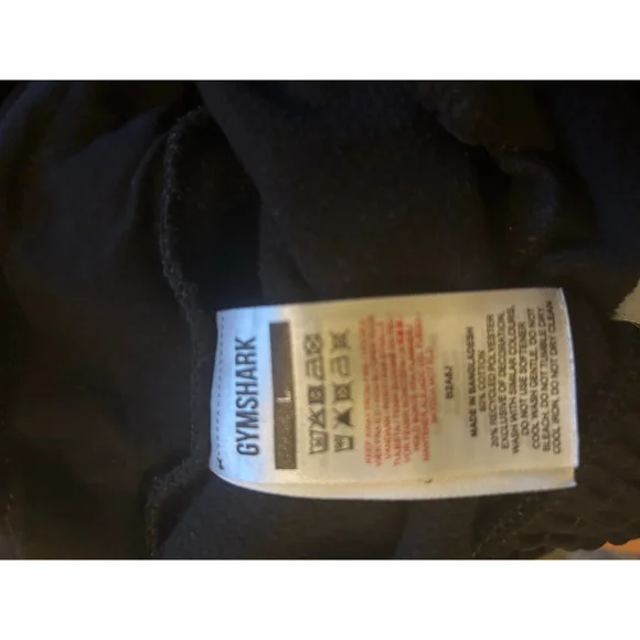 Women's Gymshark Training Sweat Shorts Size L Black - Picture 6 of 6